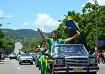 carreata em apoio a Jair Bolsonaro